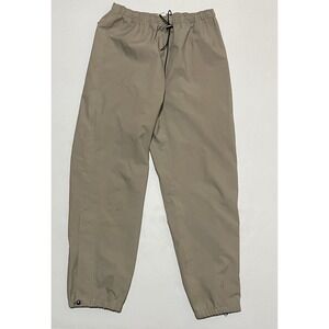 VINTAGE Travel Smith By SPORTIF Pants Mens Medium Khaki Gore Tex Zipper Cuff